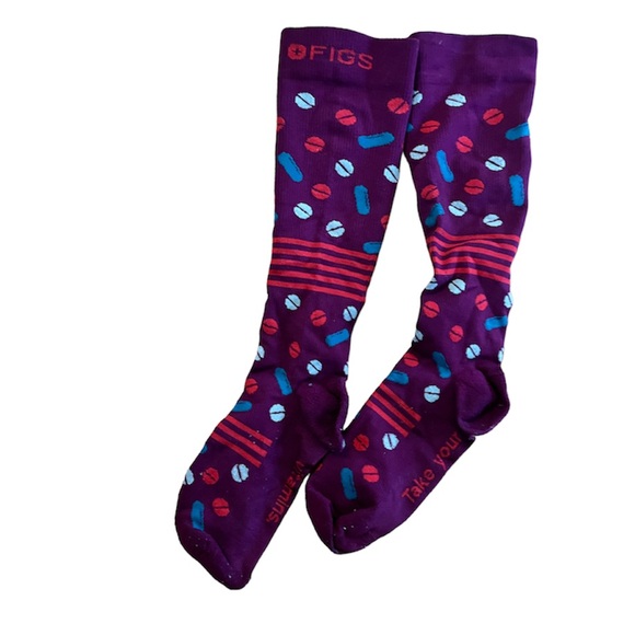 Figs Underwear & Socks Figs Take Your Vitamins Compression Socks